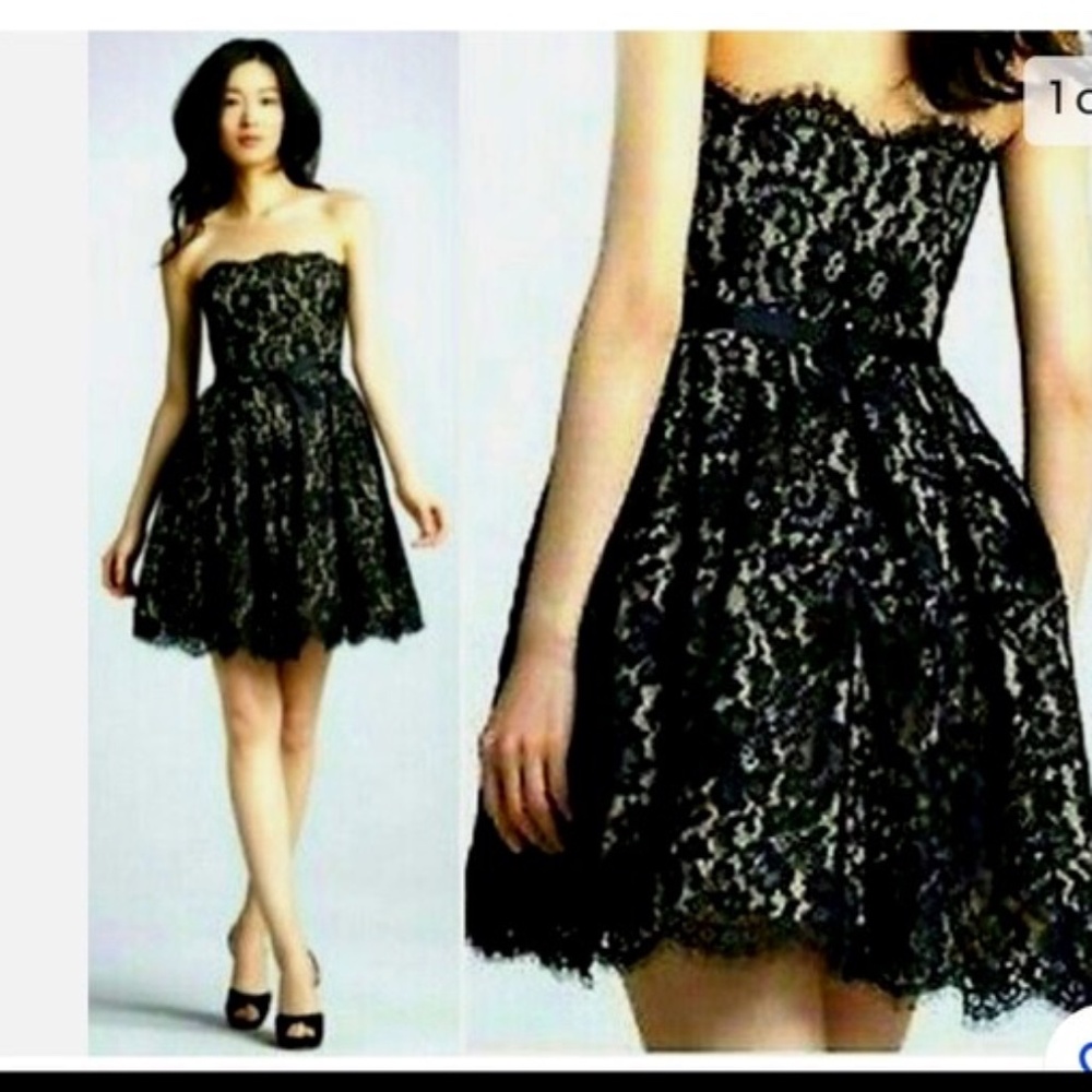 Black Lace Strapless Dress – Robert Rodriguez x NM Size 6